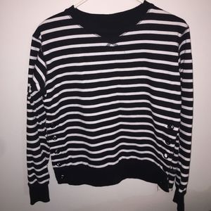 Black and White Stripped Sweater
